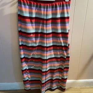 SUPER soft striped pajama pants from target. Size medium